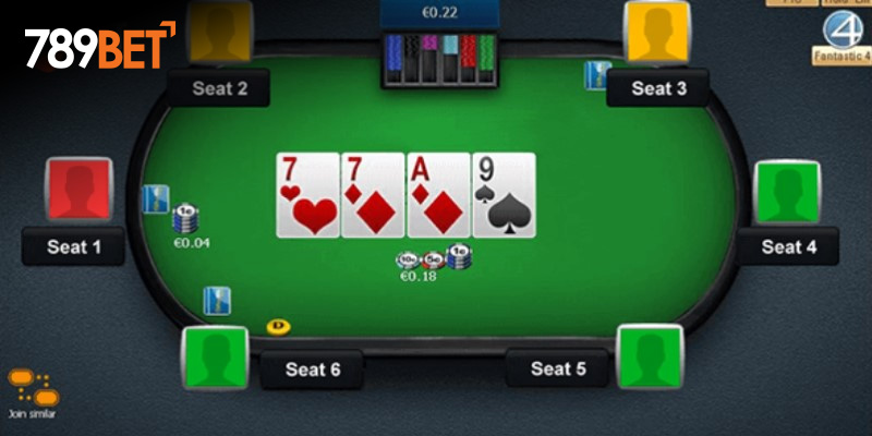 Vòng chơi đầu tiên của trò chơi 789Bet Poker